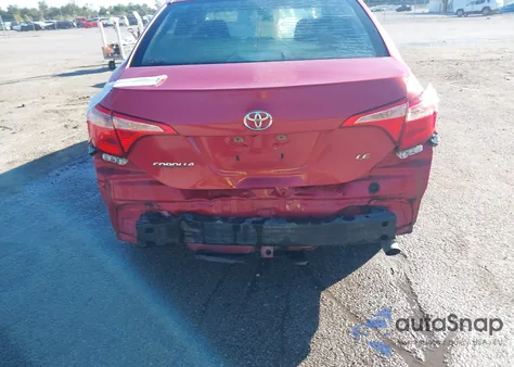 2018 Toyota Corolla Le из США, поврежденный, VIN 5YFBURHE4JP836290